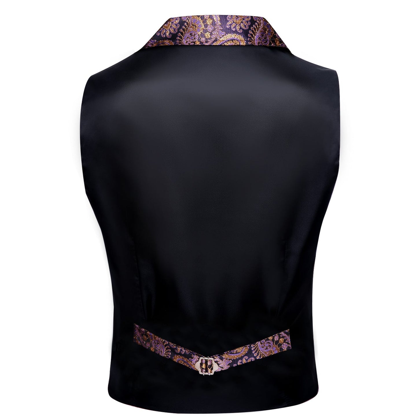 Purple and Gold Paisley Vest - SOPHGENT