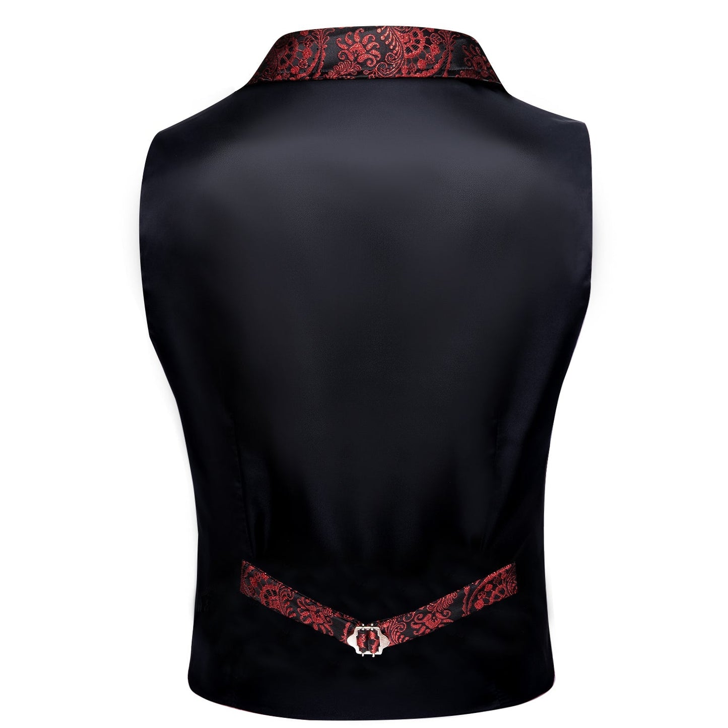 Red and Black Paisley Vest - SOPHGENT