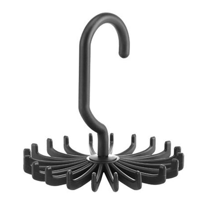 Hanging Tie Rack - Black Storage Holders & Racks    - Sophisticated Gentlemen