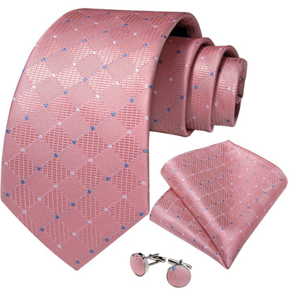 Pink Diamonds Tie Set - SOPHGENT