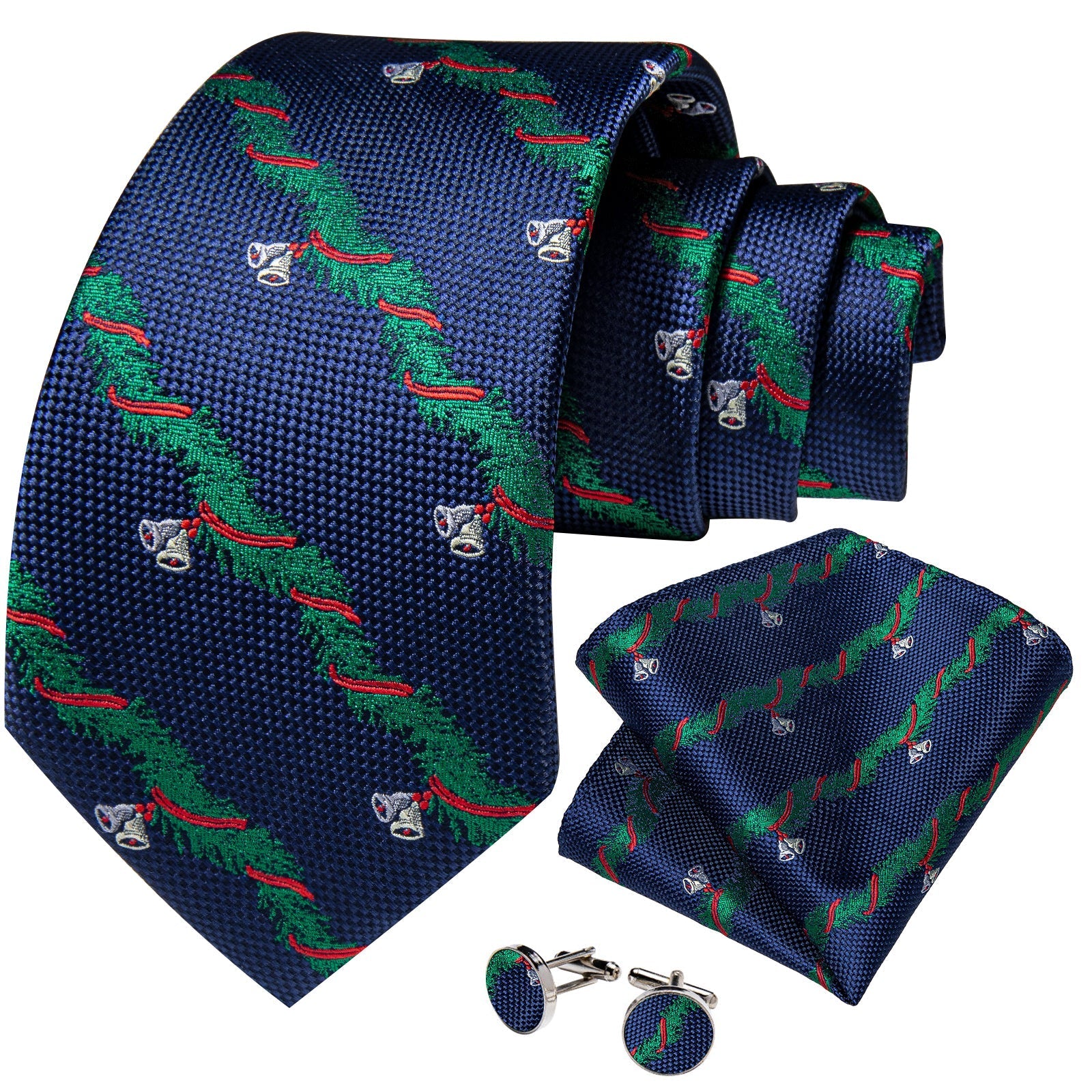 Christmas Garland Tie Set tie sets    - Sophisticated Gentlemen