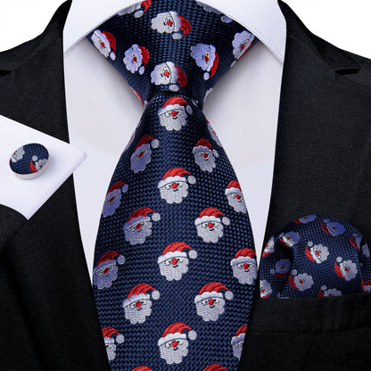 Smiling Santa Tie Set tie sets Standard packaging   - Sophisticated Gentlemen