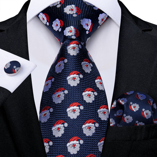 Smiling Santa Tie Set tie sets Standard packaging   - Sophisticated Gentlemen