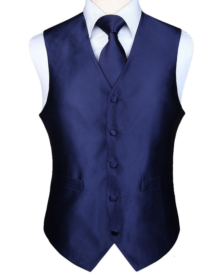 Sapphire Blue Vest Set vest    - Sophisticated Gentlemen