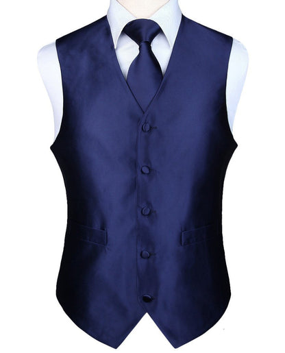 Sapphire Blue Vest Set vest    - Sophisticated Gentlemen