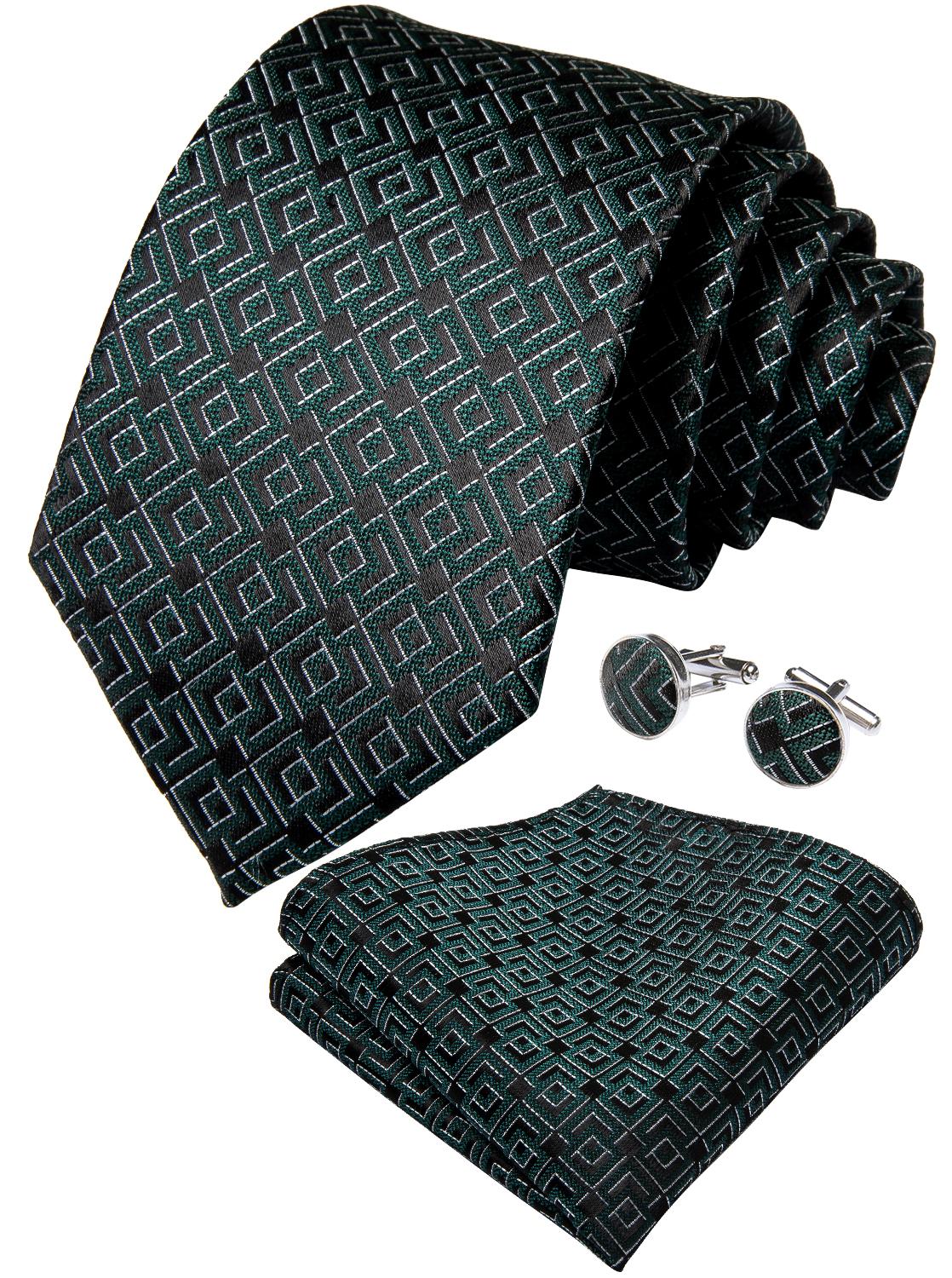 Harmony Labyrinth Tie, Pocket Square and Cufflinks tie sets    - Sophisticated Gentlemen