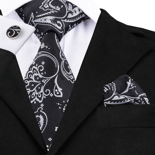 Donkey Ear Tie, Pocket Square and Cufflinks - SOPHGENT