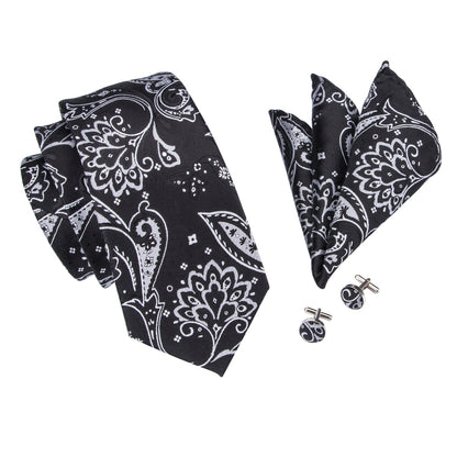 Donkey Ear Tie, Pocket Square and Cufflinks tie sets    - Sophisticated Gentlemen