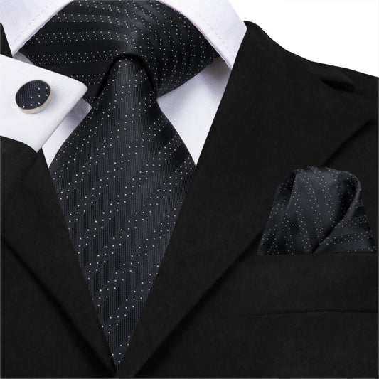 Galaxies Tie, Pocket Square and Cufflinks - SOPHGENT