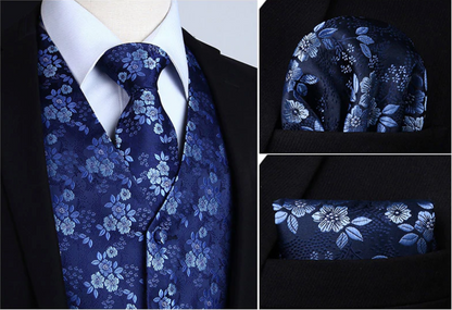 Grown Man Floral Vest Set vest    - Sophisticated Gentlemen