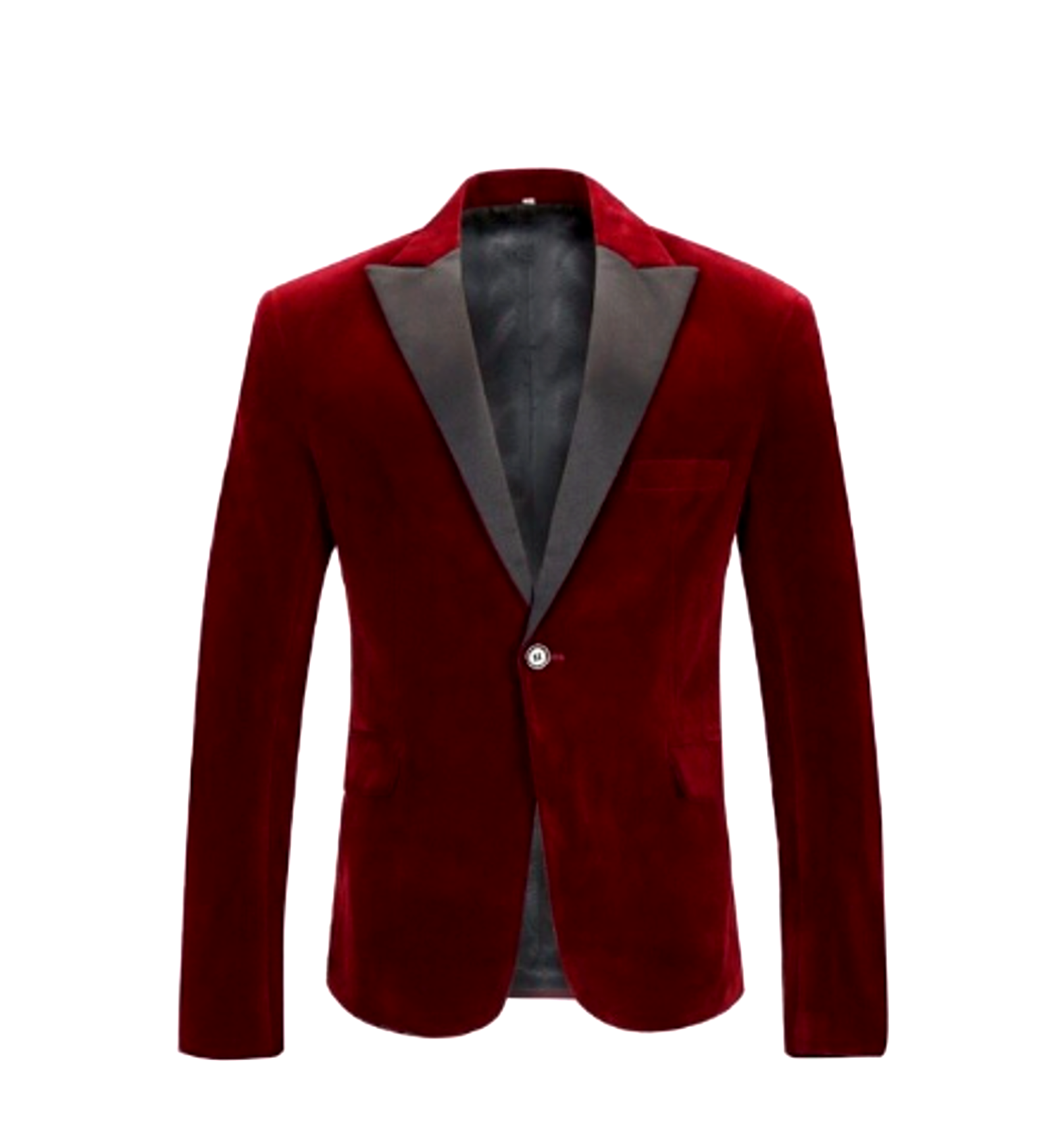 Red Velvet Tuxedo Jacket tuxedo    - Sophisticated Gentlemen