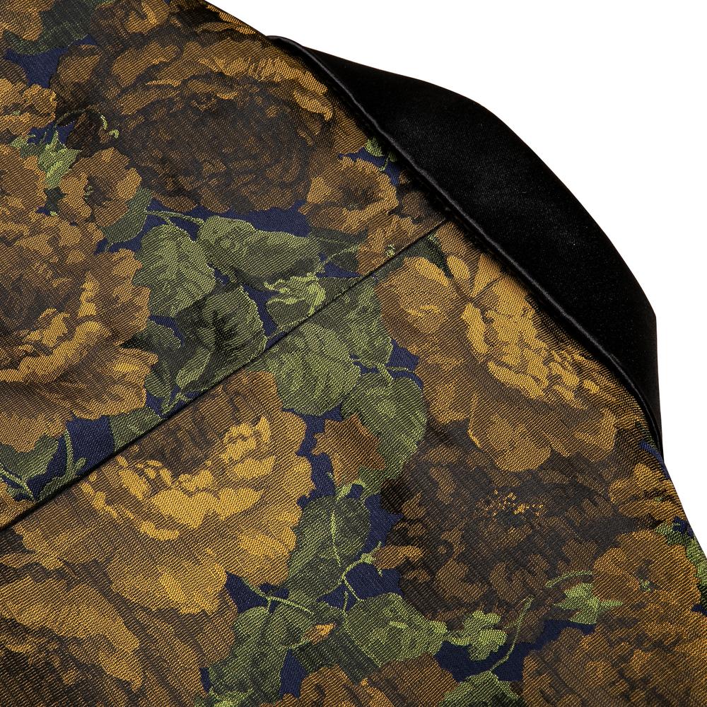 Green Camo Double Breasted Tuxedo Jacket tuxedo    - Sophisticated Gentlemen