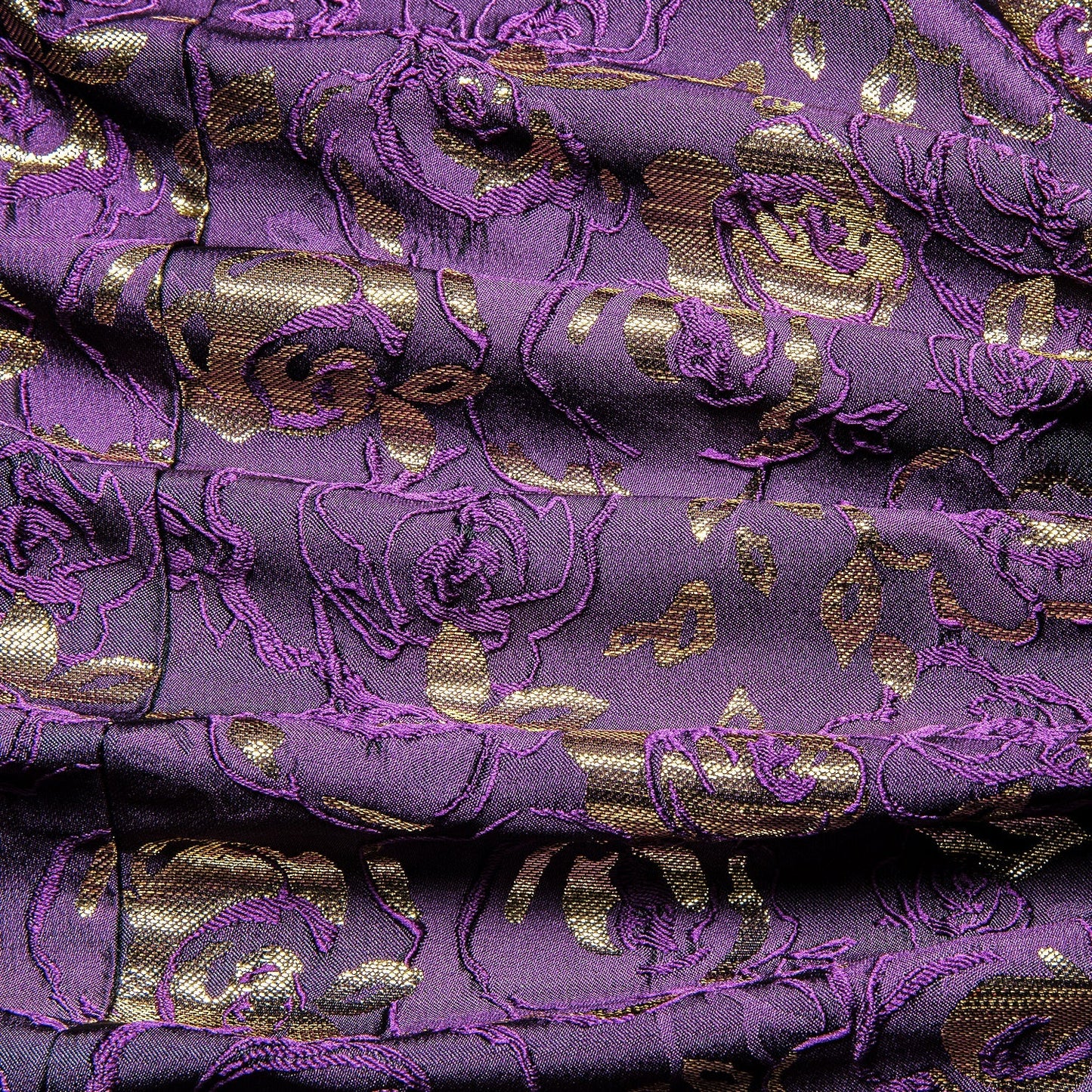 Purple Embroidered Floral Tuxedo Jacket tuxedo    - Sophisticated Gentlemen