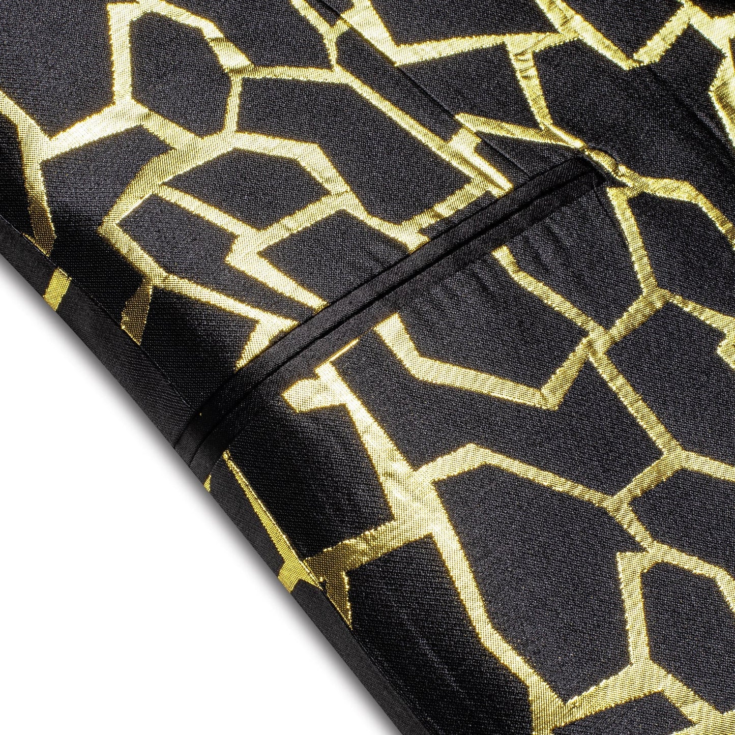 Black and Gold Tuxedo Jacket tuxedo    - Sophisticated Gentlemen