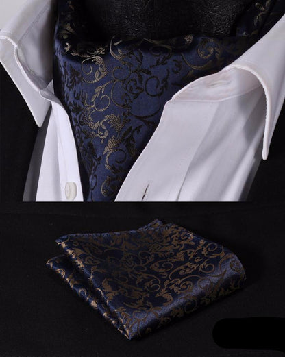The Stallion Floral Ascot and Pocket Square - SOPHGENT