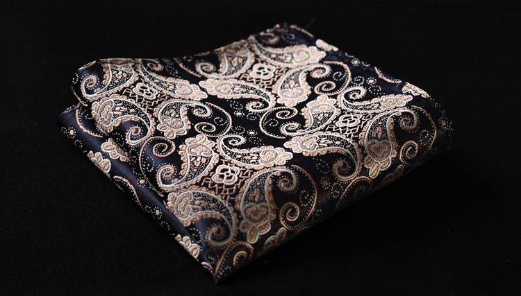Cozumel Paisley Ascot and Pocket Square     - Sophisticated Gentlemen