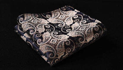 Cozumel Paisley Ascot and Pocket Square     - Sophisticated Gentlemen