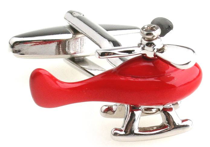 Moving Helicopter Cufflinks cufflink    - Sophisticated Gentlemen
