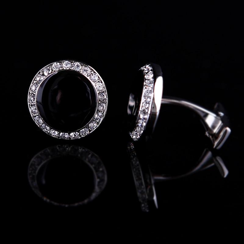 Gent's Crystal Black Tuxedo Cufflinks-Cufflinks-from-Gentlemanclothing.com.jpg