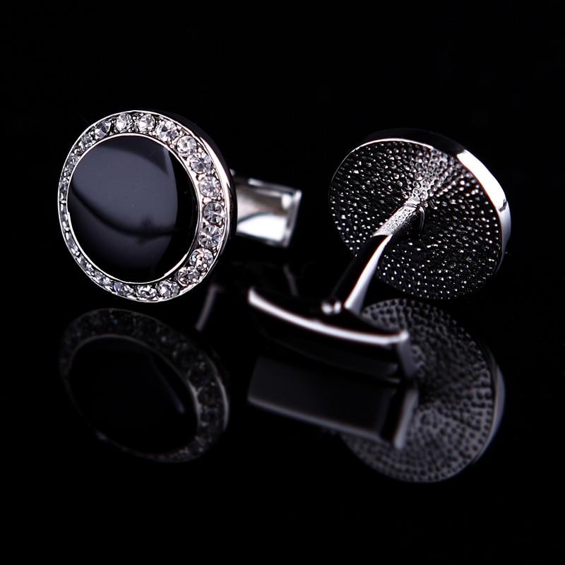 Gent's Crystal Black Tuxedo Cufflinks-Cufflinks-from-Gentlemanclothing.com.jpg