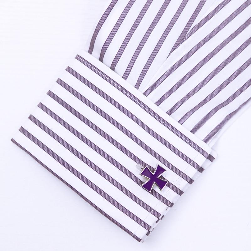 Gent's Purple Iron Cross Cufflinks-Cufflinks-from-Gentlemanclothing.com.jpg