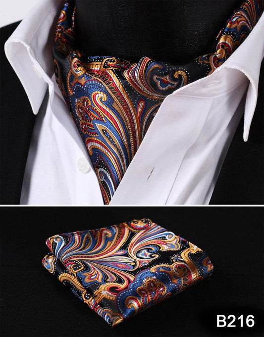 Richmond Ascot and Pocket Square     - Sophisticated Gentlemen