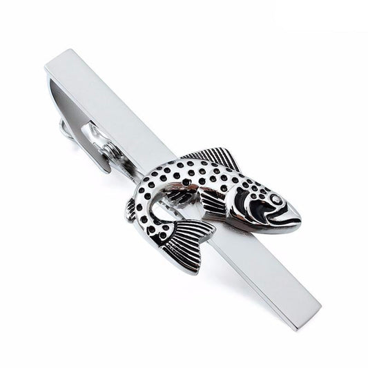 Leaping Fish Tie Clip tie clip    - Sophisticated Gentlemen