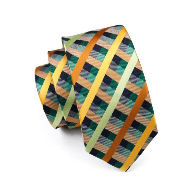 All The Way Check Tie, Pocket Square And Cufflinks tie sets    - Sophisticated Gentlemen