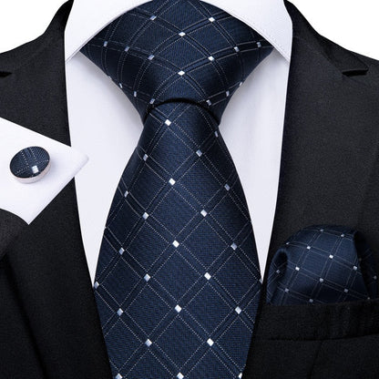 Royal Ornamented Tie, Pocket Square and Cufflinks tie sets Standard packaging   - Sophisticated Gentlemen
