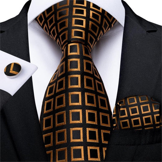 Gold Windows Tie Set tie sets Standard packaging   - Sophisticated Gentlemen