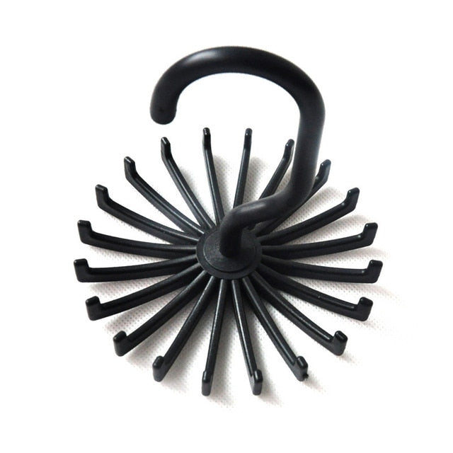 Hanging Tie Rack - Black Storage Holders & Racks    - Sophisticated Gentlemen