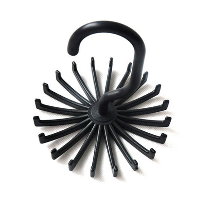 Hanging Tie Rack - Black Storage Holders & Racks    - Sophisticated Gentlemen