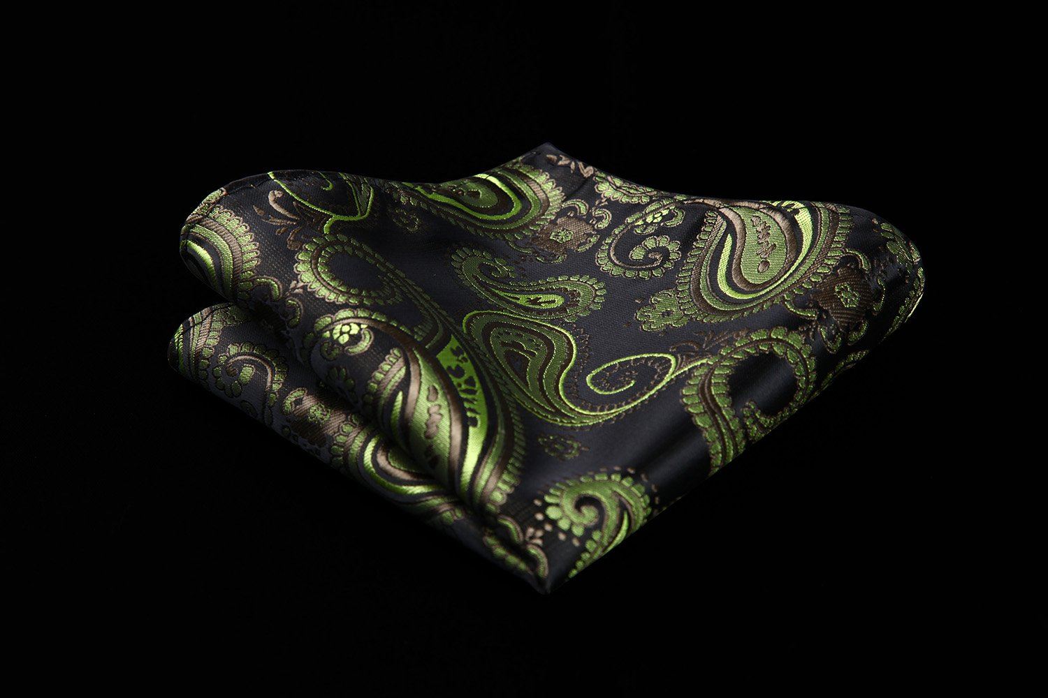 Black and Green Paisley Vest Set vest    - Sophisticated Gentlemen