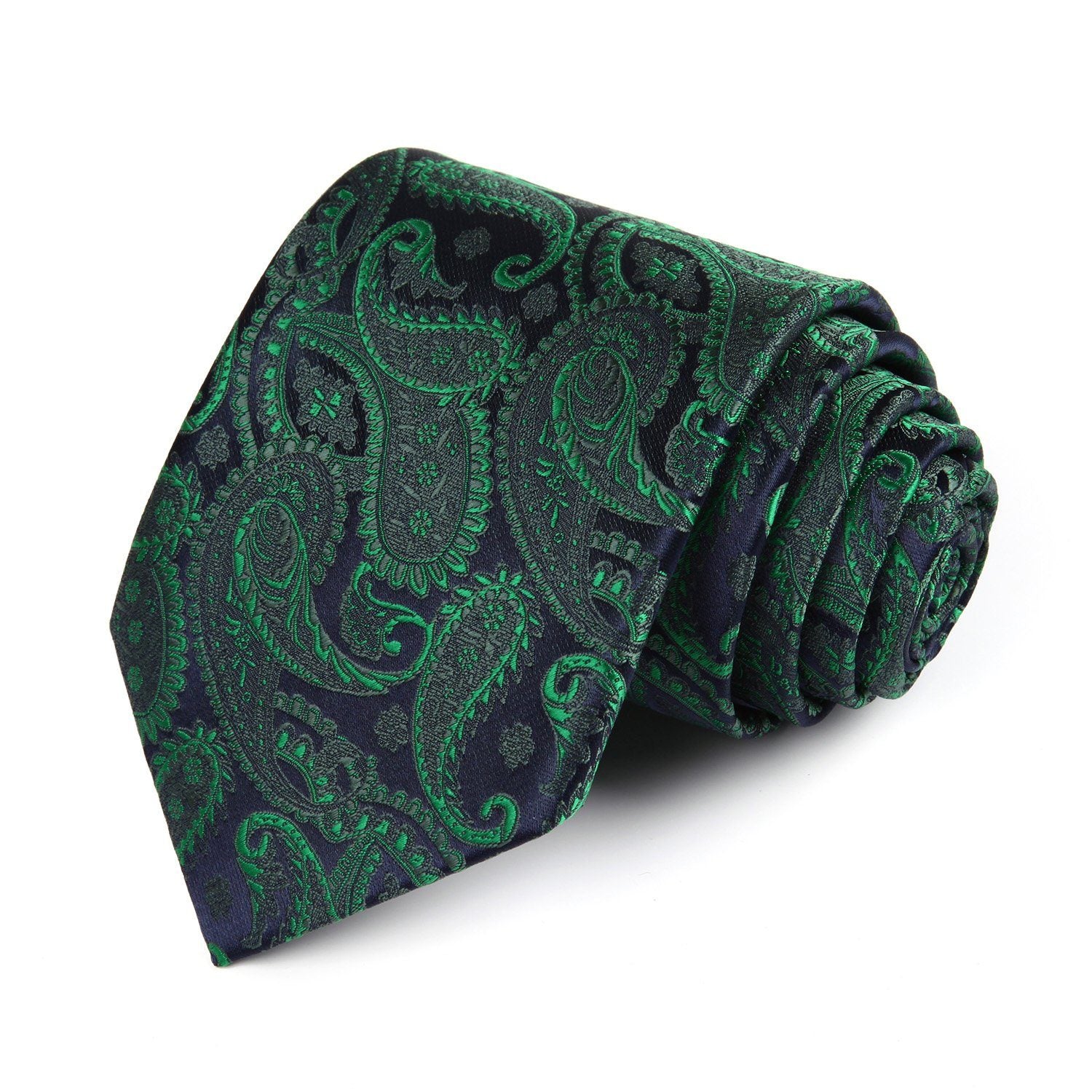Green and Navy Paisley Vest Set vest    - Sophisticated Gentlemen