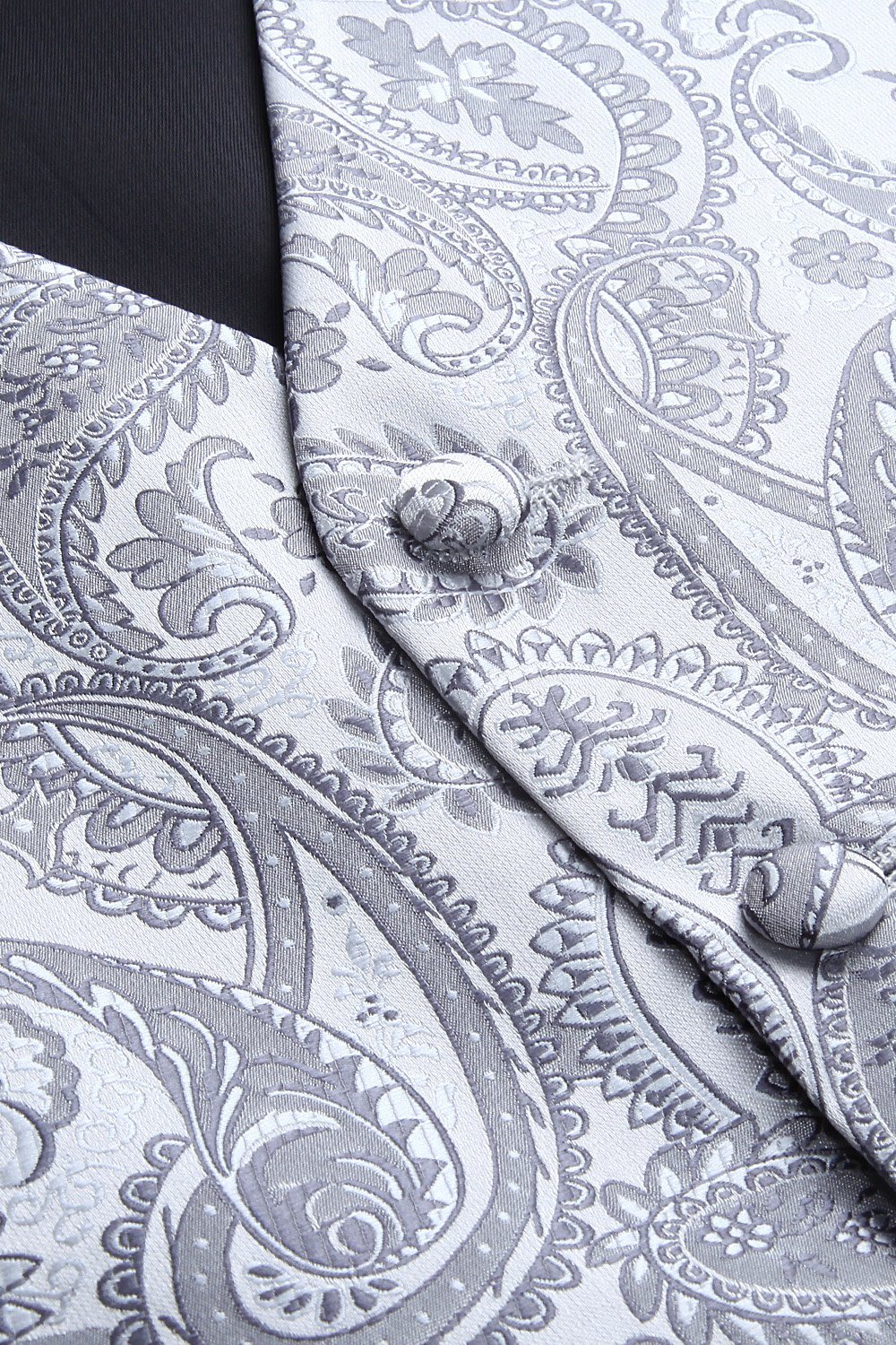 Silver Paisley Vest Set - SOPHGENT